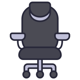 Desk chair icon