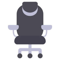 Desk chair icon