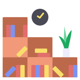 Book shelf icon