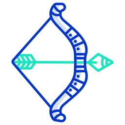 arco e flecha Ícone