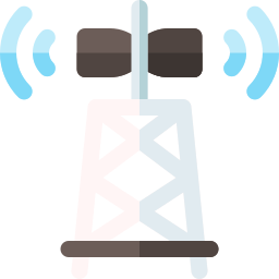 Radio antenna icon