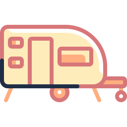 House on wheels icon