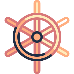 Steering wheel icon