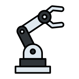 Robot arm icon