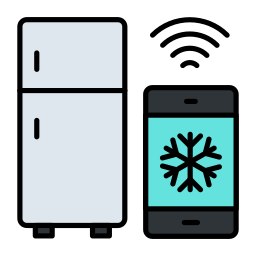 Smart fridge icon