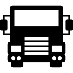 Delivery truck front icon