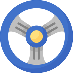 Steering wheel icon