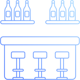 balcão de bar Ícone