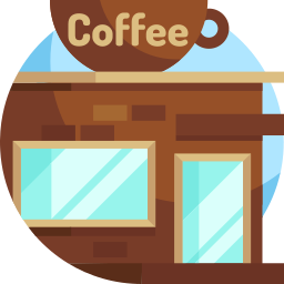 Coffee shop icon