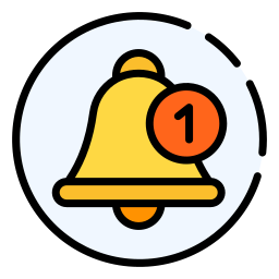 Notification bell icon