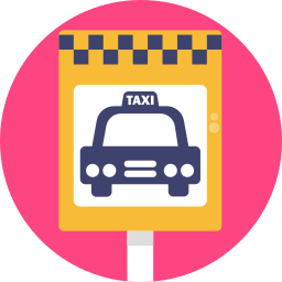 Taxi signal icon