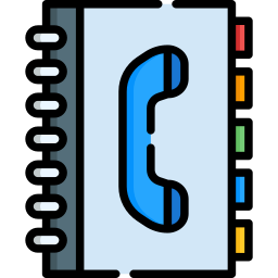 Phone book icon