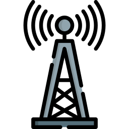 Radio antenna icon