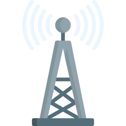 Radio antenna icon