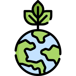 Green earth icon