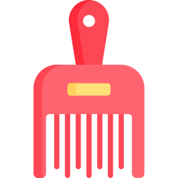 Hair comb icon