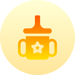 Baby mug icon