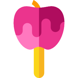 Caramelized apple icon