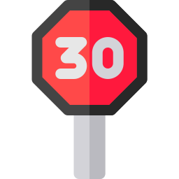 Speed limit icon