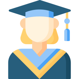 Graduation hat icon