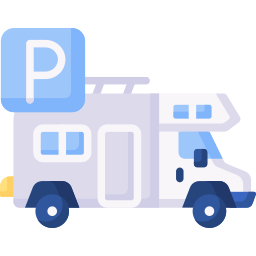 Camping van icon