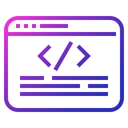 Web coding icon