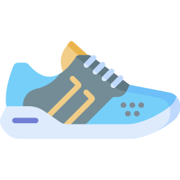 Running shoes icon