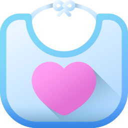 Baby bib icon