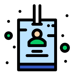 carte d'identité Icône