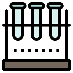 Test tubes icon