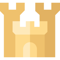 Sand castle icon