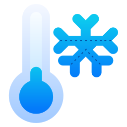 bassa temperatura icona