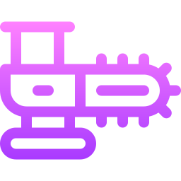 trancheuse à chenilles Icône