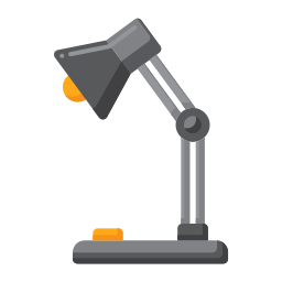 Desk lamp icon