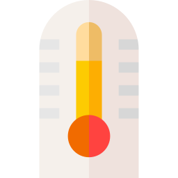 Hot temperature icon