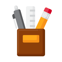 Pencil case icon