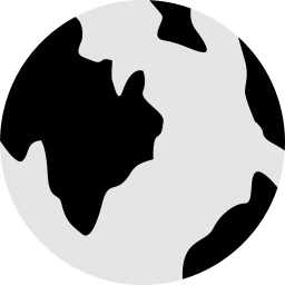 Earth globe icon