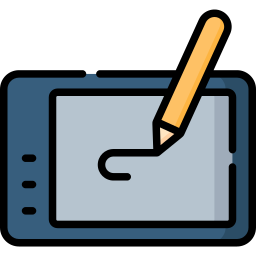 Pen tablet icon