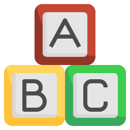 Блок abc иконка