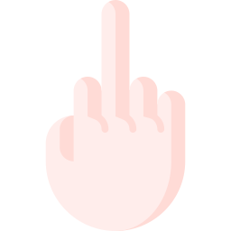 Middle finger icon