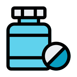 Medicine jar icon