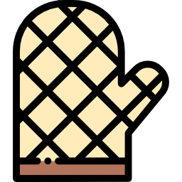 Oven mitt icon