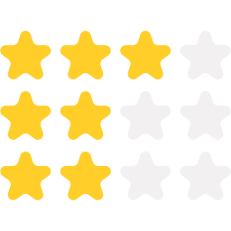 Rating stars icon