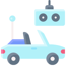 Car toy icon