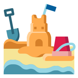 Sand bucket icon