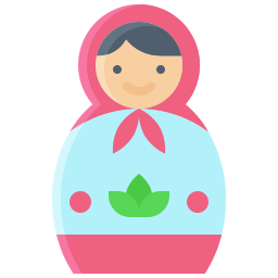 Matryoshka doll icon