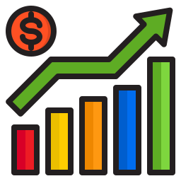 Bar graph icon