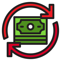 Money exchange icon