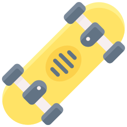 Skate board icon