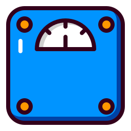 Weight scale icon